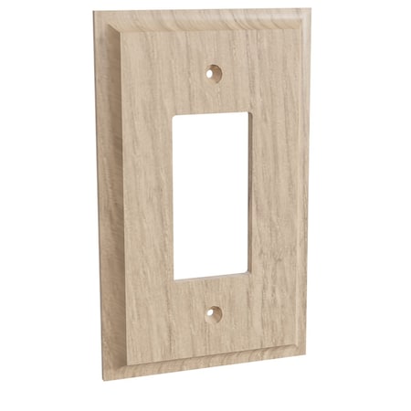 Designs Of Distinction Single Levington Switch Plate - White Oak 01450003WK1